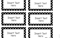 How To Make Pretty Labels In Microsoft Word Free Printable Free