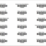 How To Print Individual Barcode Labels For Library Cards Or A Homeroom