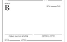Image Result For Blank Prescription Form Prescription Pad