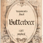 INSTANT DOWNLOAD Butterbeer Label Hang Tags DIGITAL Images