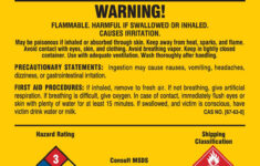 Isopropyl Alcohol Ghs Label Ythoreccio