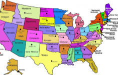 Map Of The United States With States Labeled Printable Printable Maps