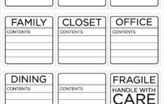 Moving Box Labels Via The Project Girl By MzMely Moving Box Labels