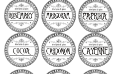 Pin By Rene McKinney On Art Spice Jar Labels Jar Labels Spice Jars