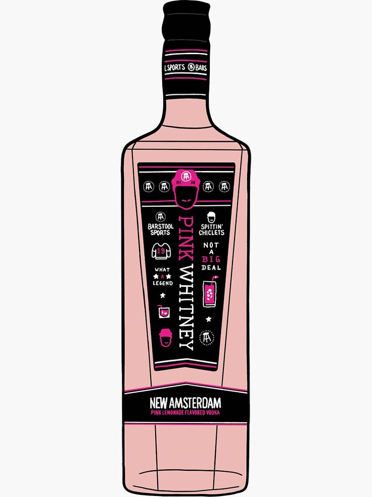Pink Whitney Sticker By Niccckkkyyy In 2021 Beer Pong Table Painted 