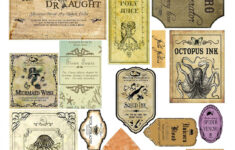 Potion Label Sheet Harry Potter Potion Labels Harry Potter Potions