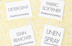 Pretty Laundry Room Organization With Printable Laundry Labels Lydi