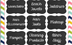 Printable Bathroom Labels Neat House Sweet Home