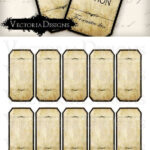 Printable Blank Apothecary Labels Vintage Labels Printables Free