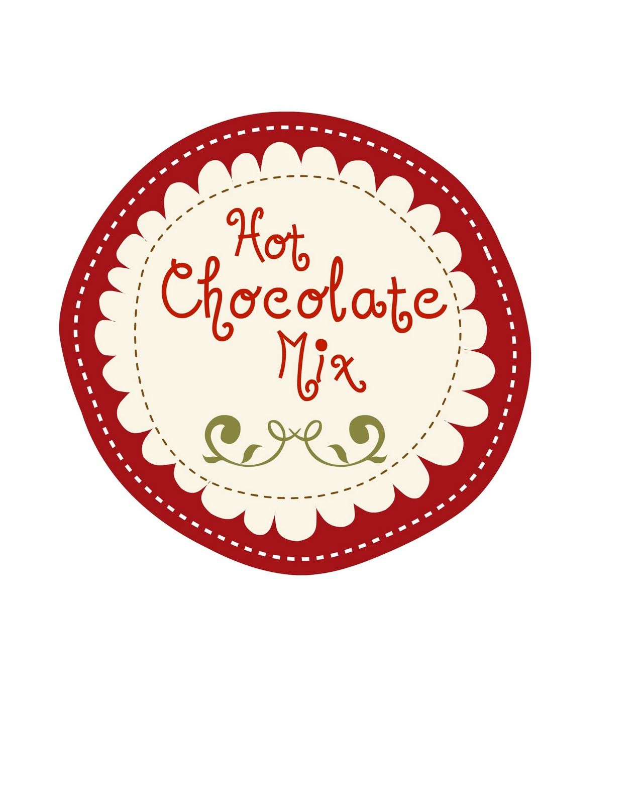 Printable Hot Cocoa Labels Google Search Christmas Hot Chocolate 