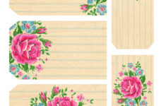 Printable Labels Pretty Floral Tags Free Pretty Things For You