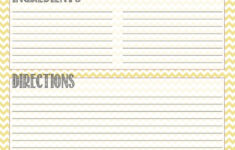 Printable Recipe Card Libros De Recetas Tarjetas De Receta