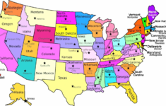 Printable Us Map States Labeled Valid Printable Map Us And Canada Usa