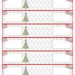 PrintableWisdom DIY Christmas Card Wrap Around Address Labels Free