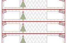 PrintableWisdom DIY Christmas Card Wrap around Address Labels Free