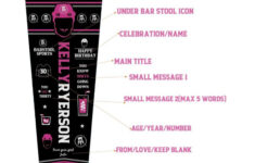 Printed 50ml Pink Whitney Custom Label Birthday Party Favor Etsy