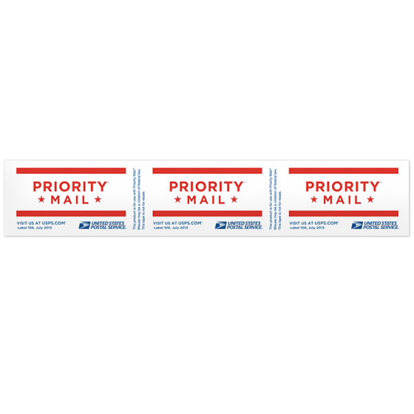 Printable USPS Priority Mail Label Printable Labels