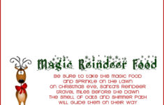 Reindeer Food Recipe And Printable The Girl Creative