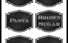 Reorganized Simplicity FREE Printable Chalkboard Style Pantry Labels