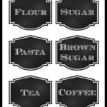 Reorganized Simplicity FREE Printable Chalkboard Style Pantry Labels