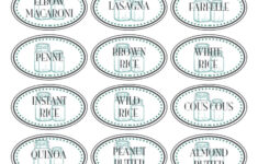 Retro Pantry Staples Labels vintage Mason Jar Design printable Labels