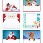 Santa Cute Free Printable Tags And Labels In Different Styles Oh My