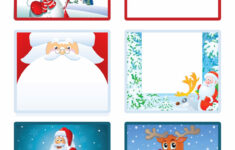 Santa Cute Free Printable Tags And Labels In Different Styles Oh My