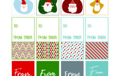 Santa Gift Tags 80 Free Printable Tags Labels Printabulls
