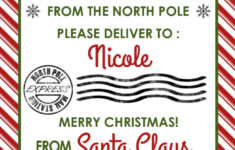 Santa Gift Tags Personalized Santa Tags Gift Tags From Santa