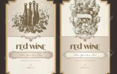 Set Of Wine Labels Royalty Free Cliparts Vectors And Stock Pertaining