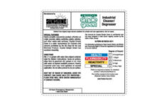 Simple Green All purpose Cleaner Secondary container Label Self