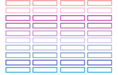 Small Planner Labels Free Planner Stickers Paper Toys Template