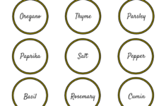 Spice Organizing Ideas And Free Labels The Organized Dream
