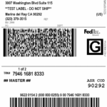 The Best Printable Fedex Shipping Labels Tristan Website