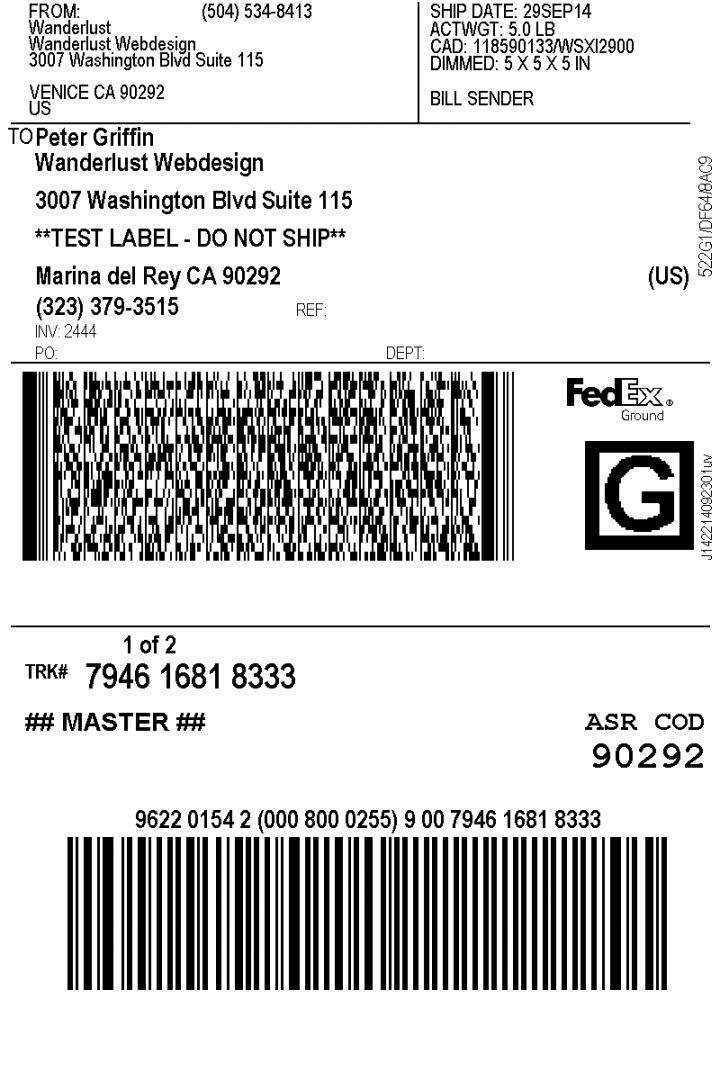 The Best Printable Fedex Shipping Labels Tristan Website