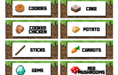 Ultimate Minecraft Party Printables Minecraft Food Minecraft Party