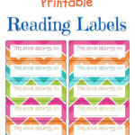 VIP Content Library Kids Labels Back To School Crafts Book Labels