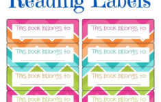 VIP Content Library Kids Labels Back To School Crafts Book Labels