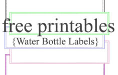 Water Bottle Labels Free Printables Water Bottle Labels Template