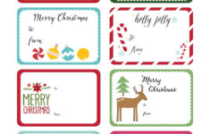 World Label Exclusive Christmas Gift Tag Printable christma