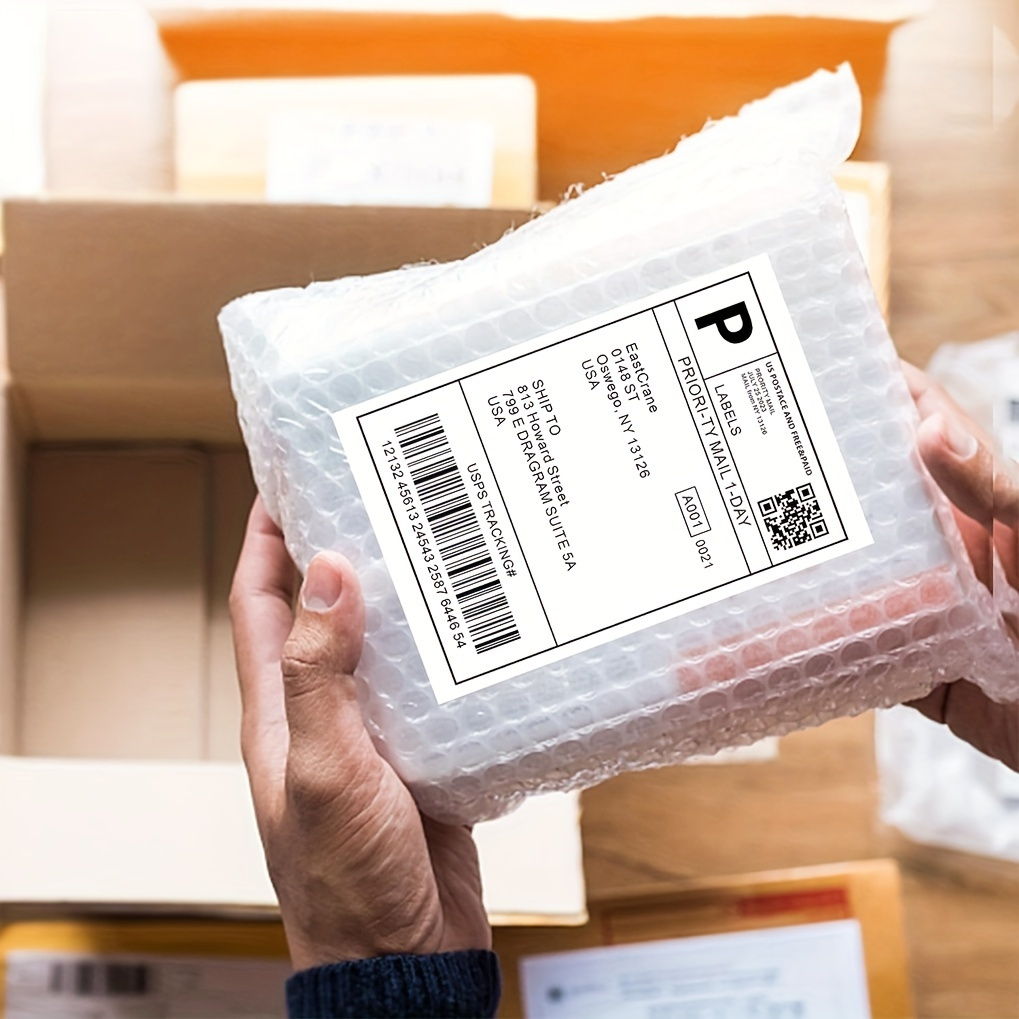 10.16X15.24Cm Direct Thermal Labels With 350/500 Labels/Roll - Premium * Water &amp;amp; Grease Resistant Labels For Fba, Shipping Labels within Printable Return Label From Temu
