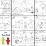 10 Commandments Coloring Book [Free Printable Pdf] Pages For Kids Intended For Free Printable 10 Commandments For Kids