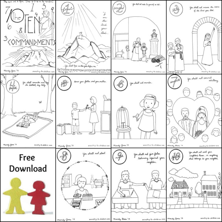 Free Printable 10 Commandments For Kids