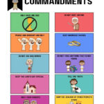 10 Commandments For Kids Printable | Healing Home With Free Printable 10 Commandments For Kids