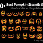 10 Free Halloween Scary Pumpkin Carving Faces & Stencils 2023 Intended For Free Printable Scary Pumpkin Stencils