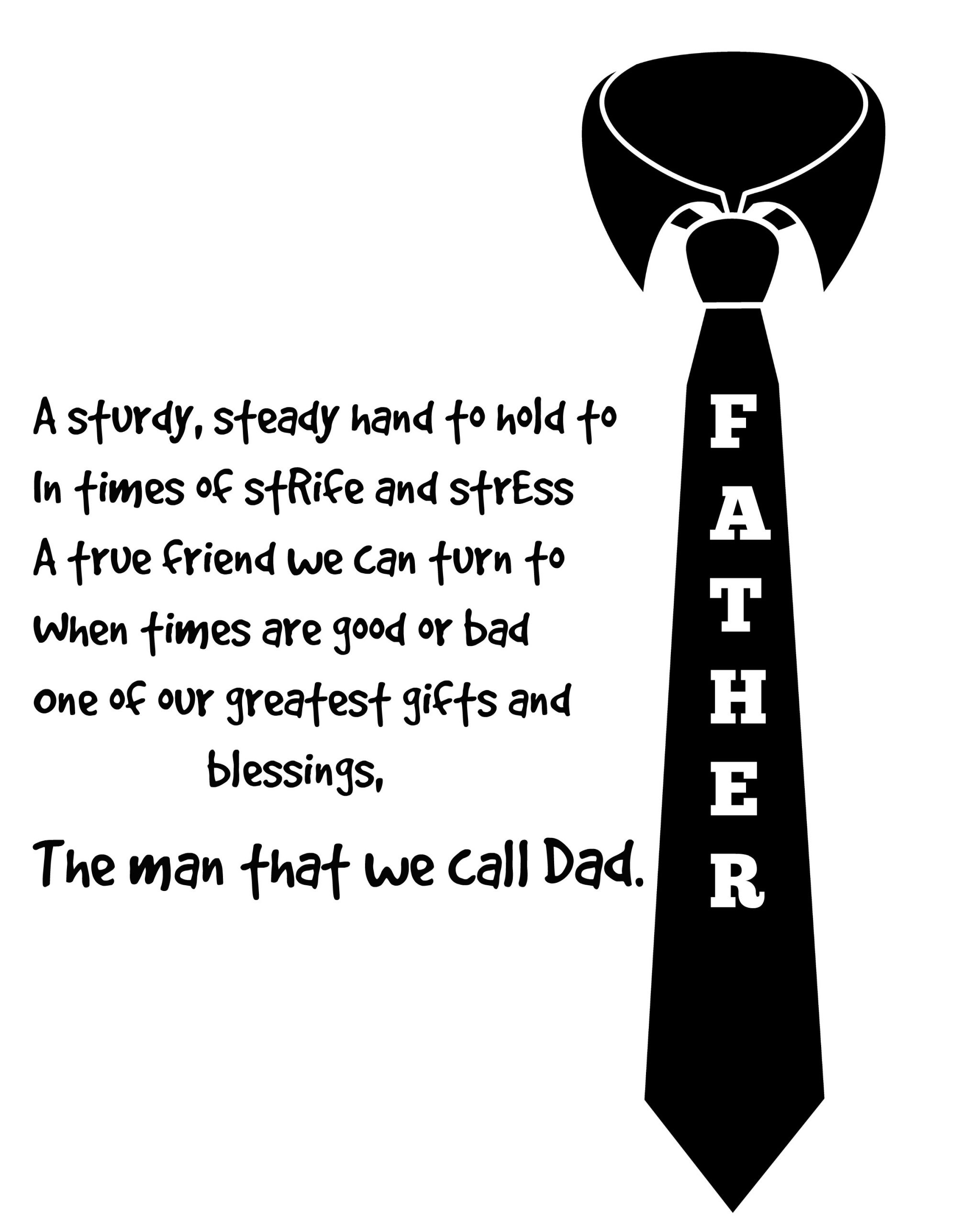 10 Free Printable Father&amp;#039;S Day Poems To Celebrate Your Hero throughout Free Printable Fathers Day Poems For Preschoolers