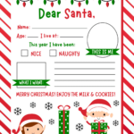 10 Free Printable Letters To Santa Templates   Prudent Penny Pincher Throughout Free Printable Santa Letter Templates