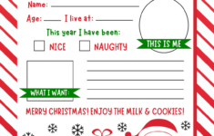 10 Free Printable Letters To Santa Templates - Prudent Penny Pincher throughout Free Printable Santa Letter Templates