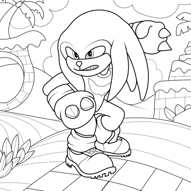 Free Printable Sonic Coloring Sheets