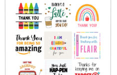 10 Thoughtful Teacher Appreciation Gifts + Free Printable Gift in Teacher Appreciation Labels Free Printable